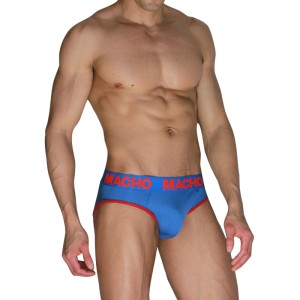 MACHO - MCH005 CLASSIC SLIP BLEU + ROUGE XL
